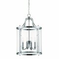 Golden Lighting Payton 4 Light Pendant in Chrome with Clear Glass 1157-4P CH